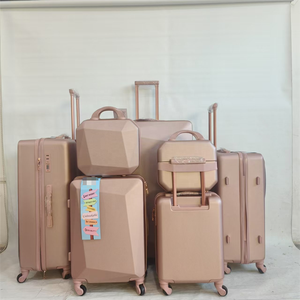 Elegante 7 peças de 32 polegadas ABS Trolley Bag Set leve poliéster forrado sacos de viagem para mulheres ocupado on-the-go estilo de vida - Product Image 6