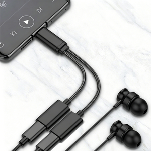 Cable USB C Trenzado Antidesgaste de 30000 Curvaduras, Tipo C 2x para <span class=keywords><strong>Adaptador</strong></span> Divisor, Compatible con iPhone 15/14/13 y iPad, Marca OEM - Product Image 3