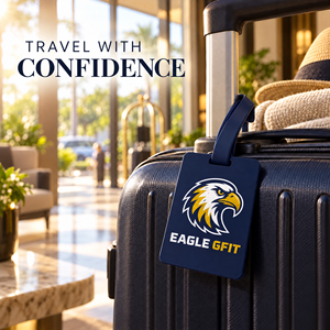 Customized Hard Plastic <b>Suitcase</b> <b>Name</b> <b>Tag</b>, OEM Service for Hotel & Business Travel Giveaways Luggage <b>Tag</b> - Product Image 1