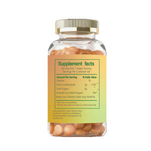 Bonbons à la biotine haute puissance 5000mcg Gummies avec une délicieuse saveur de pêche naturelle Supplément de santé sans gluten Bonbons Gummies - Product Image 2