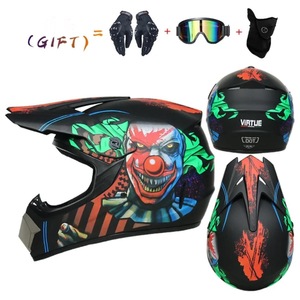 Nouveau Casque de Cyclisme Intégral ABS Trois Pièces pour VTT et Descente, Motif Floral, Tailles Variées, pour E-commerce Transfrontalier - Product Image 5