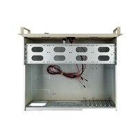 Rak Server Mini ITX NAS Industri Custom MACASE T610L 19 inci 4U dengan 7 Slot Ekspansi, PSU ATX, Bersertifikasi CE/ROHS, SGCC 1.2mm