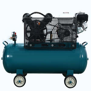 ガソリン200Lタンクガソリン工業用エアコンプレッサーポータブルピストンタイプガソリンエンジン220V潤滑空気冷却 - Product Image 2