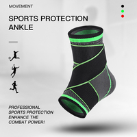 Bandage réglable en nylon pressurisé, 1 pièce, protection de soutien de la cheville pour femmes hommes basket-ball