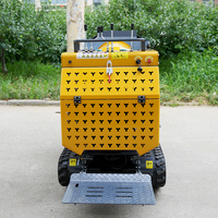 Mini camion malaxeur à béton avec chute à déconnexion rapide pour un nettoyage et un entretien faciles entre les lots