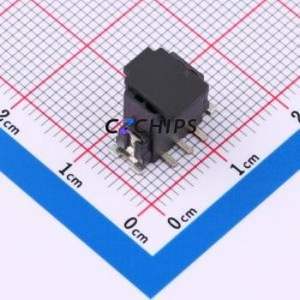 1771101 Spring Terminal Block SMD,P=2.5mm Connector ( Pitch: 2.5mm )( Color: Black )( Mounting Type: Vertical Mount ) - Product Image 1