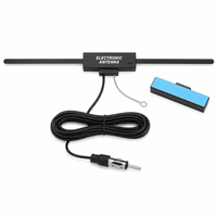 Antenne radio électronique de pare-brise pour voiture, fixation sur verre, antenne de véhicule avec câble, connecteur mâle, base adhésive, OEM personnalisé pour auto et SUV