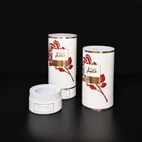 Le fabricant peut personnaliser la boîte cylindrique ronde en carton brun pour emballage cadeau.