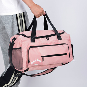Bolsa de Viaje Deportiva de Nailon de Gran Capacidad con Logotipo Personalizado, Unisex, Impermeable, con Cierre, para Fin de Semana, Gimnasio y Viajes - Product Image 3