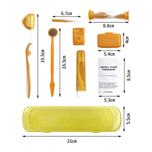 8-in-1 Dental Oral Care <b>Tool</b> Kit Denture Clean <b>Teeth</b> <b>Cleaning</b> Whitening <b>Tool</b> Portable Interdental Brush Foldable Dental Mirror - Product Image 2
