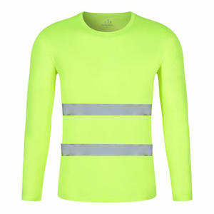 卸売りカスタム視認性の高い長袖構造Tシャツワーク用反射安全服<span class=keywords><strong>Hi</strong></span> Visワークシャツ - Product Image 1