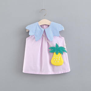 Tissu pour vêtements de fête ajustés pour bébés et enfants, robes de cérémonie pour filles de 3 ans, images à exporter - Product Image 2