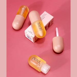 Brillo Labial Voluminizador <span class=keywords><strong>DEROL</strong></span> con Aceite <span class=keywords><strong>de</strong></span> Menta Orgánico, Set Día y Noche, Doble Reparación y Volumen - Product Image 6
