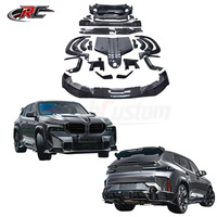 Kit de conversion de voiture style M en fibre de carbone sèche pour BMW XM G09 2022+ : Lame avant, diffuseur arrière, extensions d'ailes et ailerons