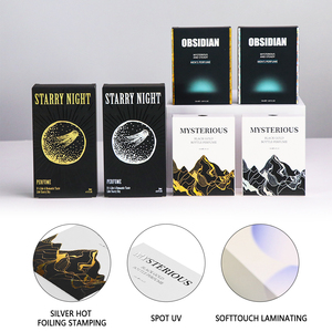 Bán Buôn Tùy Chỉnh Hình Chữ Nhật Vỏ Sò Flip-Top Món Quà Mùi Hương Hương Thơm Nước Hoa Cứng Nhắc Đóng Gói Hộp - Product Image 5