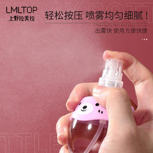 Lmltop Flacon pulvérisateur de dessin animé 50 ml, hydratant, distributeur cosmétique portable de voyage pour le visage, adultes, en silicone PETPP - Product Image 2