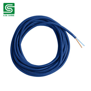 Câble électrique tressé de style rétro <span class=keywords><strong>pour</strong></span> <span class=keywords><strong>lustre</strong></span>, lampe suspendue et éclairage décoratif - Product Image 2