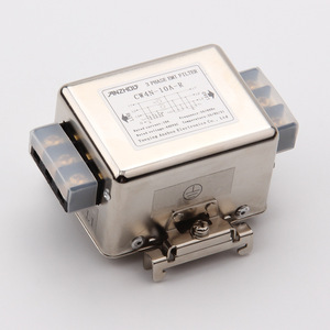 Filtre EMI triphasé 3A6A10A CW4N-10A-R à montage sur rail 10A 440VAC 50/60Hz - Product Image 1