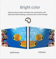 30 "55" High-Tech HD Ultra-Mince OLED Affichage Transparent AD Player Double-Face Desktop Trade Show Equipment