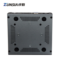 Zunsia J1900 E3845 J4125 4 LAN NANO Mini PC 4K affichage VGA 2 USB serveur ordinateur sans ventilateur industriel pare-feu routeur Mini PC
