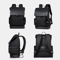 Sac à dos pour ordinateur portable imperméable de grande capacité, durable, avec logo personnalisé, tendance, avec port USB, sac à bandoulière imperméable, sac de voyage, sac d'école