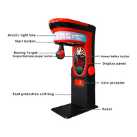 Adultes Sport Arcade Boxe Punching Machines Jeux Electronic Box Machine Vending Price Maquina De Boxeo Punch Game