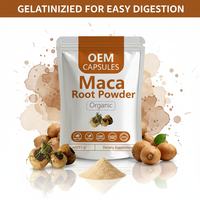 Poudre de Maca Noire Pure Kangherb Sans Gluten, Ingrédient Conforme aux Normes Alimentaires, Source Alimentaire Fiable