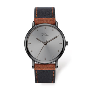 Virtù customizzato Logo orologio al quarzo Vintage cinturino in pelle antico stile orologio <span class=keywords><strong>da</strong></span> <span class=keywords><strong>polso</strong></span> per uomo e donna nuova <span class=keywords><strong>collezione</strong></span> - Product Image 2