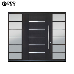 Puertas DE SEGURIDAD pivotantes para casas Puertas de entrada delantera Diseño moderno de lujo Buen precio Antirrobo para África Arabia Saudita Mercado de Omán - Product Image 5