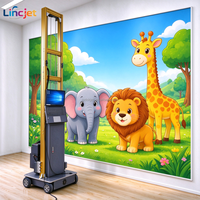 Imprimante murale UV LINCJET LC-A2 pour toutes les surfaces, machine d'impression murale numérique mobile pour carrelage mural, verre, bois, métal