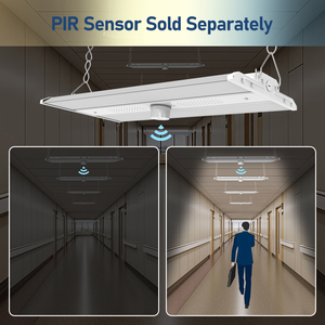 Usa Stock 80W-400W 3CCT 3Watt Motion <strong>Sensor</strong> 2ft 3ft 4ft Canopy Warehouse Shop <strong>LED</strong> Workshop Panel Linear Lighting High Bay - Product Image 5
