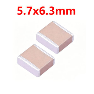 5 ชิ้น 2225 5763 5.7x6.3 มม.ชิปตัวเก็บประจุเซรามิก 104 0.1uf 100nf 105 1uf 106 10uf 50v 63V 100v 250v 500v - Product Image 1