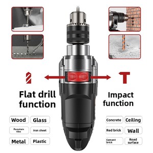 Furadeira de Impacto Elétrica Alemã Modelo 1-1 Bb1-Jiang N de Alta Potência, Ferramenta de Perfuração Multifuncional Doméstica de Uso Duplo, Atacado - Product Image 2