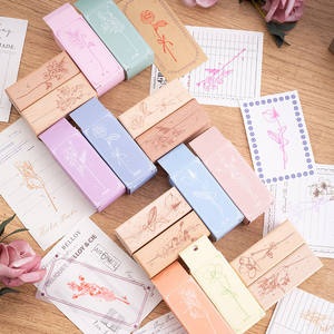 1 Uds en la montaña flores silvestres plantas de madera y flores sello literatura fresca decoración Material sello <span class=keywords><strong>8</strong></span> modelos - Product Image 4