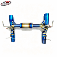 Échappement Valvetronic en titane KM Premium pour Ferrari F8 Tributo Spider 3.9T V8 biturbo à commande pneumatique, mise à niveau de l'échappement arrière