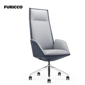 FURICCO-silla de oficina giratoria de cuero genuino, cómoda y moderna - Product Image 4