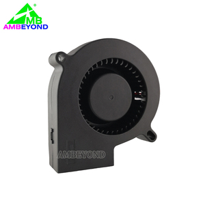 Ventilateur centrifuge sans balais DC 75x75x25mm, grand volume d'air, 12V 24V, ventilateur turbo pour purificateur d'air, extracteur de fumée - Product Image 1