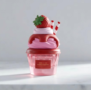 น้ำหอม Gourmand Cupcake Shape Eau De Parfum 75 มล. EDP กลิ่นวานิลลา<span class=keywords><strong>เฟ</strong></span>รค ครีมมี่คัสตาร์ด ติดทนนาน กลิ่นหอมแรง ชุดของขวัญ - Product Image 1