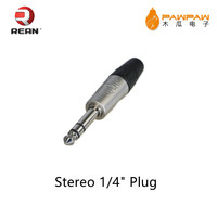 Connecteurs d'origine Fournisseur RP3C-B TSeries Audio Connector TS3PAU Male Phone Plug Stereo 3 Conductor TRS Solder Oeillet (s)