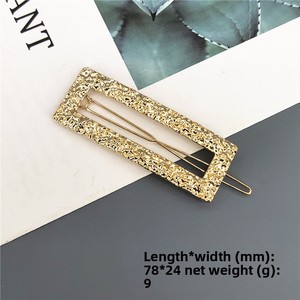 Lot de pinces à cheveux géométriques en métal doré - Épingles à cheveux creuses étoile, papillon, chat, perle - Accessoires capillaires en gros pour femmes, style japonais et coréen - Product Image 4