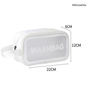 Trousse de Toilette de Voyage Grande Capacité Efficace, Sac de Lavage Imperméable pour Cosmétiques, Étui Organisateur de Maquillage Portable avec Fenêtre Transparente pour les Vacances - Product Image 4