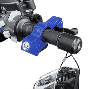 Verrou de guidon pour véhicule électrique, en plastique bleu, pour trottinette, verrouillage du frein et de l'accélérateur, antivol, amélioration de la sécurité - Product Image 1