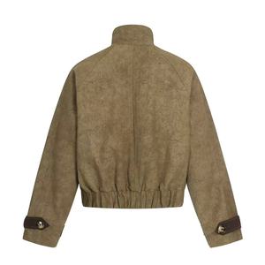 XiangHong Amerikaanse Retro Vliegtuig Lederen Jas Heren Zware Jas Op Maat Gemaakt Lederen Jas Heren Lederen <span class=keywords><strong>Blazer</strong></span> Heren - Product Image 4