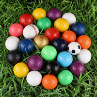 Balles de golf personnalisées miniatures pour la pratique de l'entraînement au golf, balles de golf colorées pour l'entraînement en plein air, logo personnalisé, balles de golf en vrac