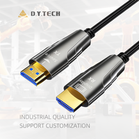Câble blindé 0ptic Hdmi OEM 4K 8K Dtech Câble blindé HDMI à fibre optique ultra blindée