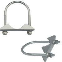 Support de fixation croisé pour mât d'antenne, accessoires de serrage, boulon en U, matériel de montage en acier inoxydable