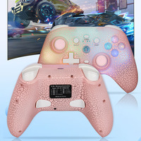 Fabrika cep telefonu oyun denetleyicisi RGB işık programlama düğmesi kablosuz BT Gamepad için P3 PC anahtarı