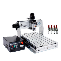 3040 CNC routeur graveur fraiseuse USB + LPT 3 axes/4 axes avec guide linéaire à volant 220V/110V 300W outils de sculpture illustration