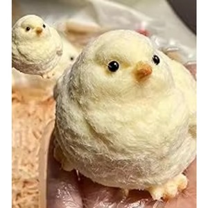 Juguete Blandito Kawaii Pegajoso de TPR, Novedoso Juguete Antiestrés Hecho a Mano con Forma de Pollito, Suave Animal de Peluche, Squishies Taba, Juguete para Aliviar el Estrés para Niños KJKJ - Product Image 3