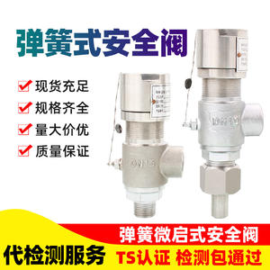 Soupape de sécurité en acier inoxydable A21H filetée, 25 bars, à pression réglable, pour eau, air, ammoniac, type basse température - Product Image 2